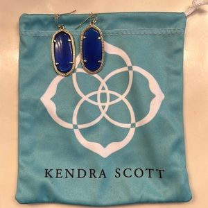 Kendra Scott cobalt earrings